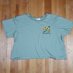 French Pastry Proverbs 16:24 Crop Top